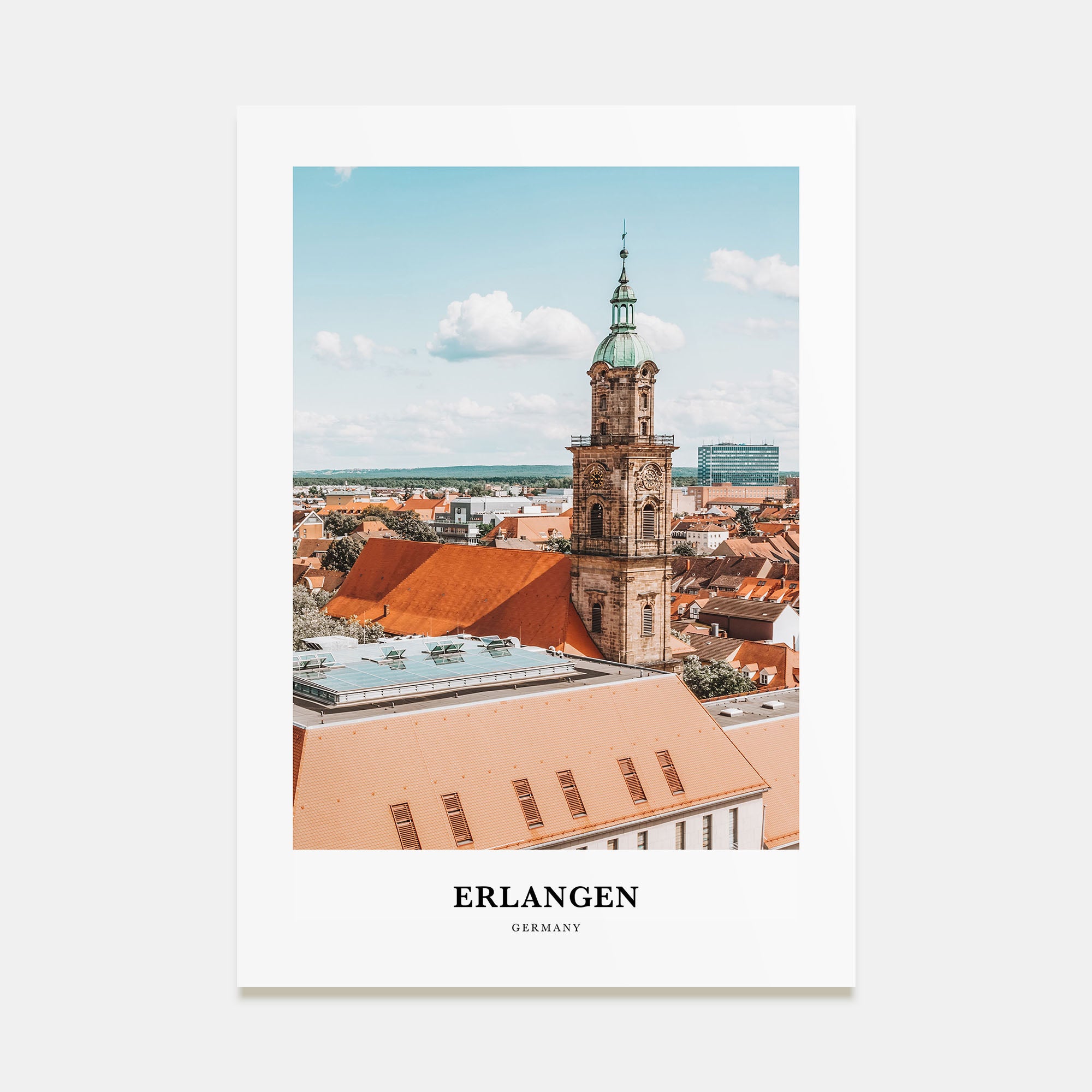 Erlangen Portrait Color Poster