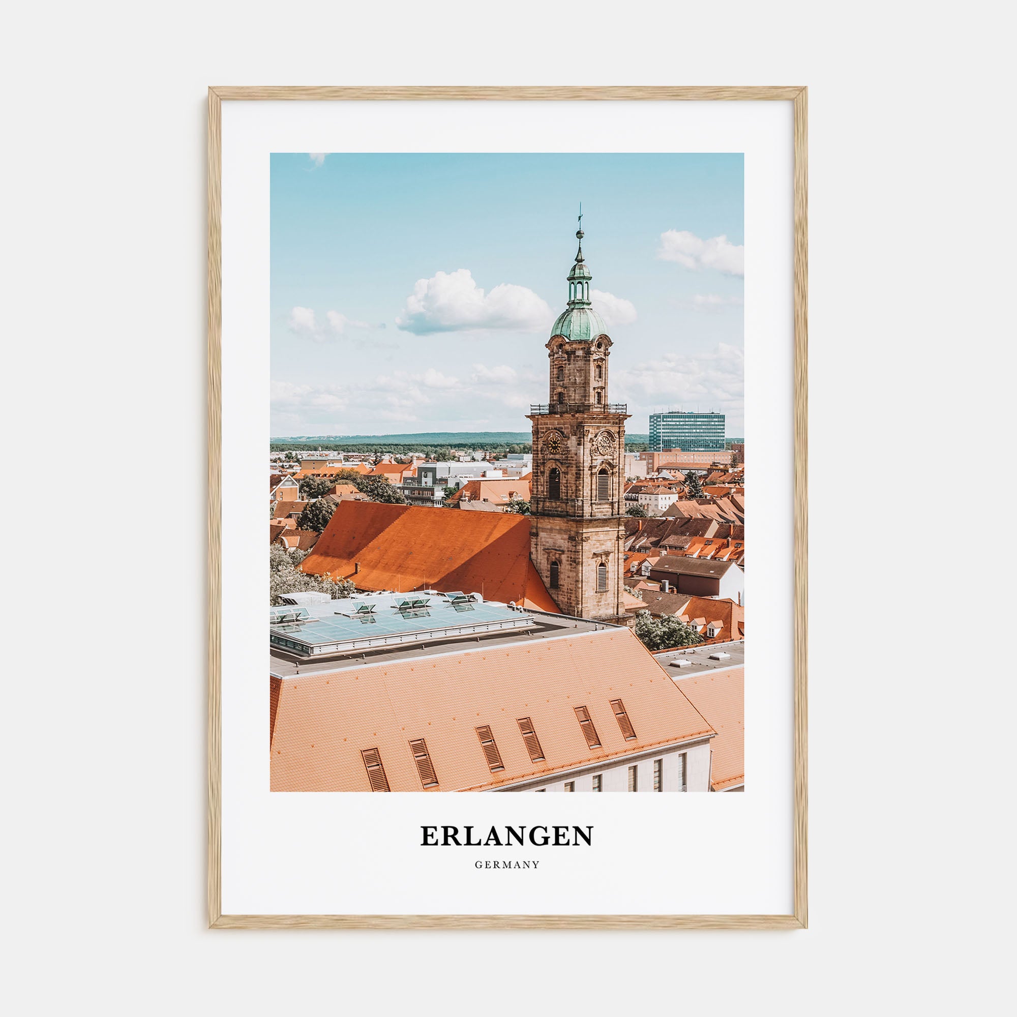 Erlangen Portrait Color Poster