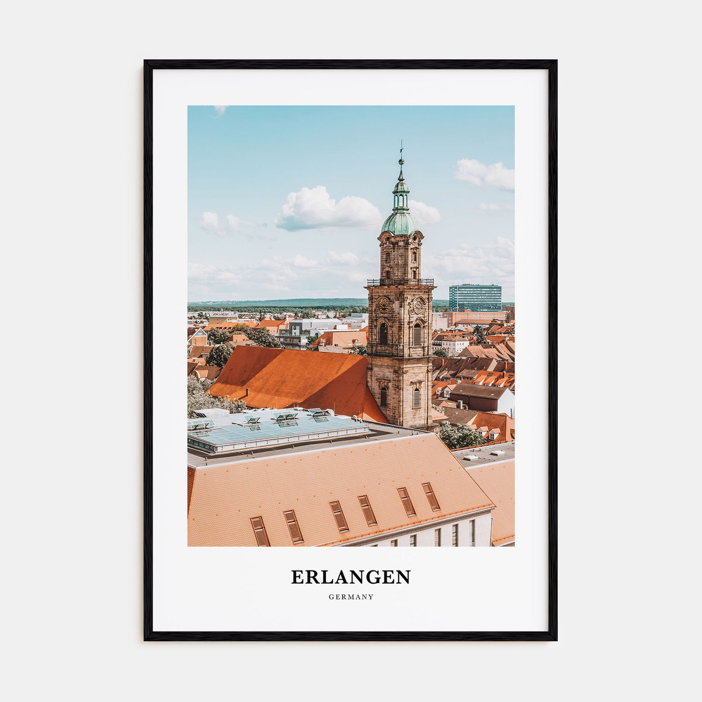Erlangen Portrait Color Poster