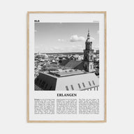 Erlangen Travel B&W Poster
