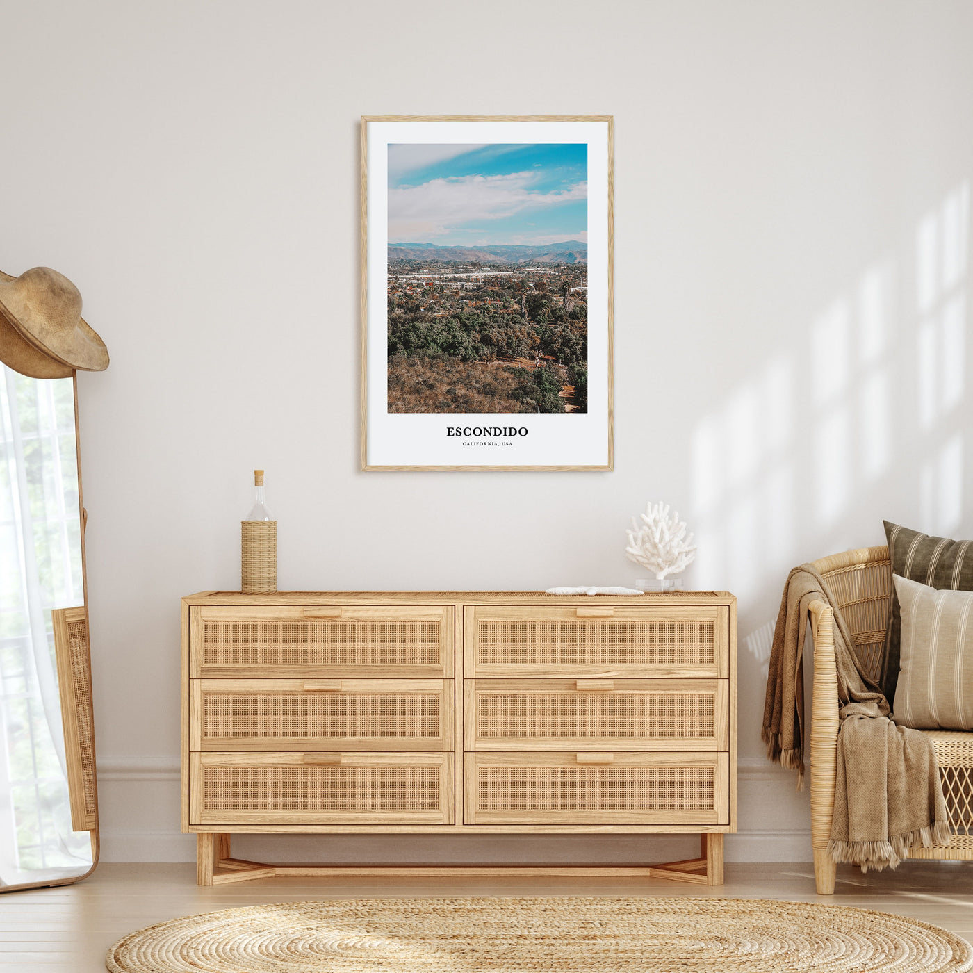 Escondido Portrait Color Poster