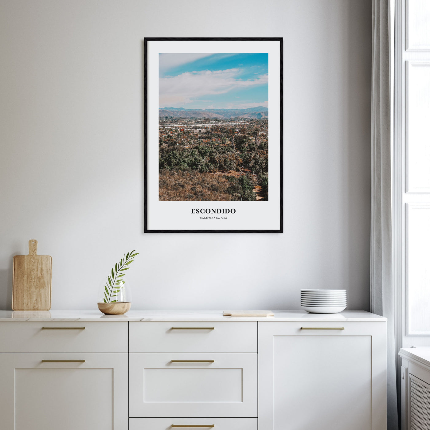 Escondido Portrait Color Poster