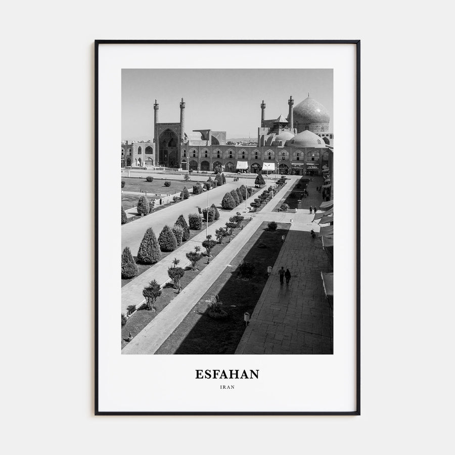 Esfahan Portrait B&W Poster