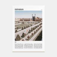 Esfahan Travel Color Poster