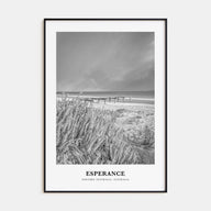 Esperance Portrait B&W Poster