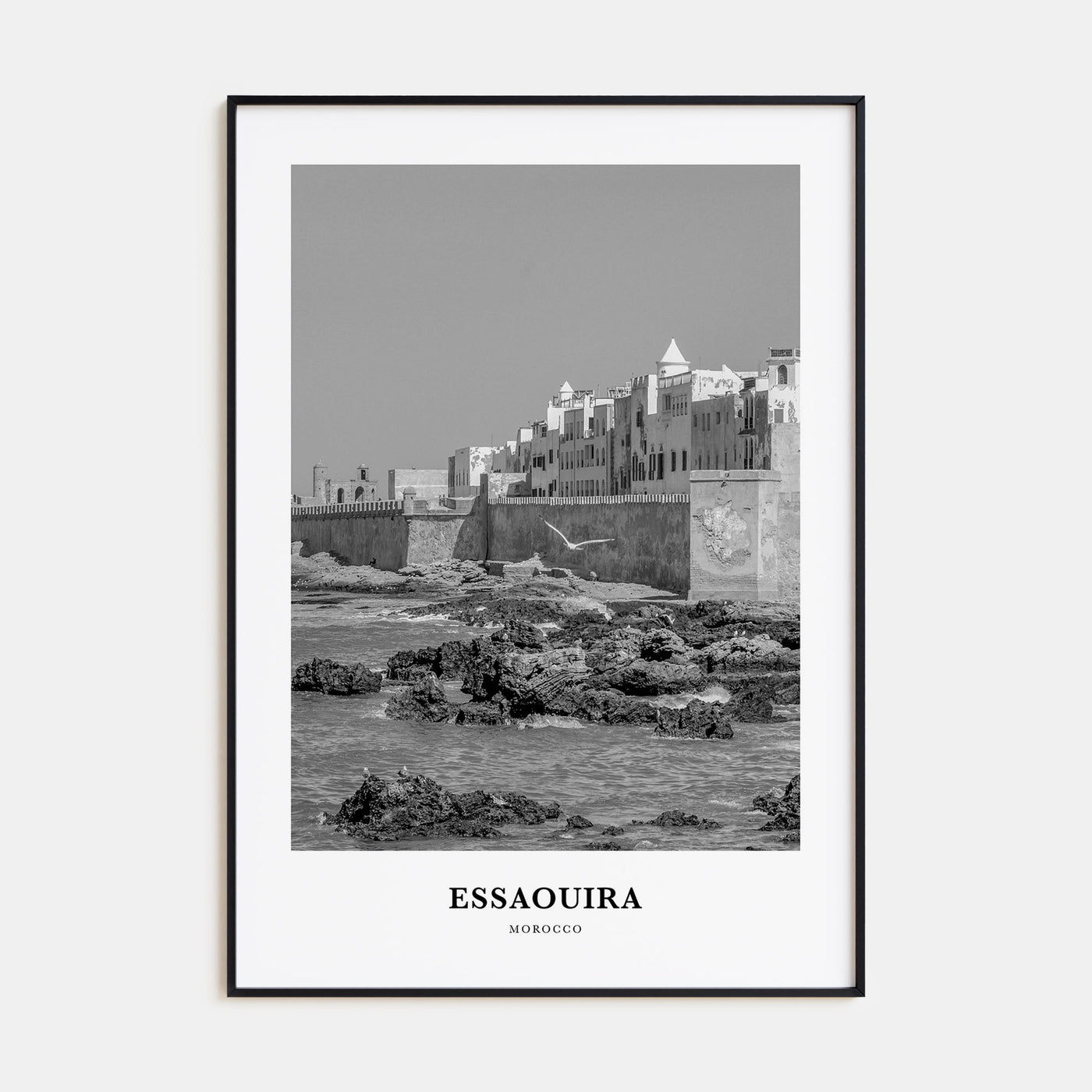 Essaouira Portrait B&W Poster