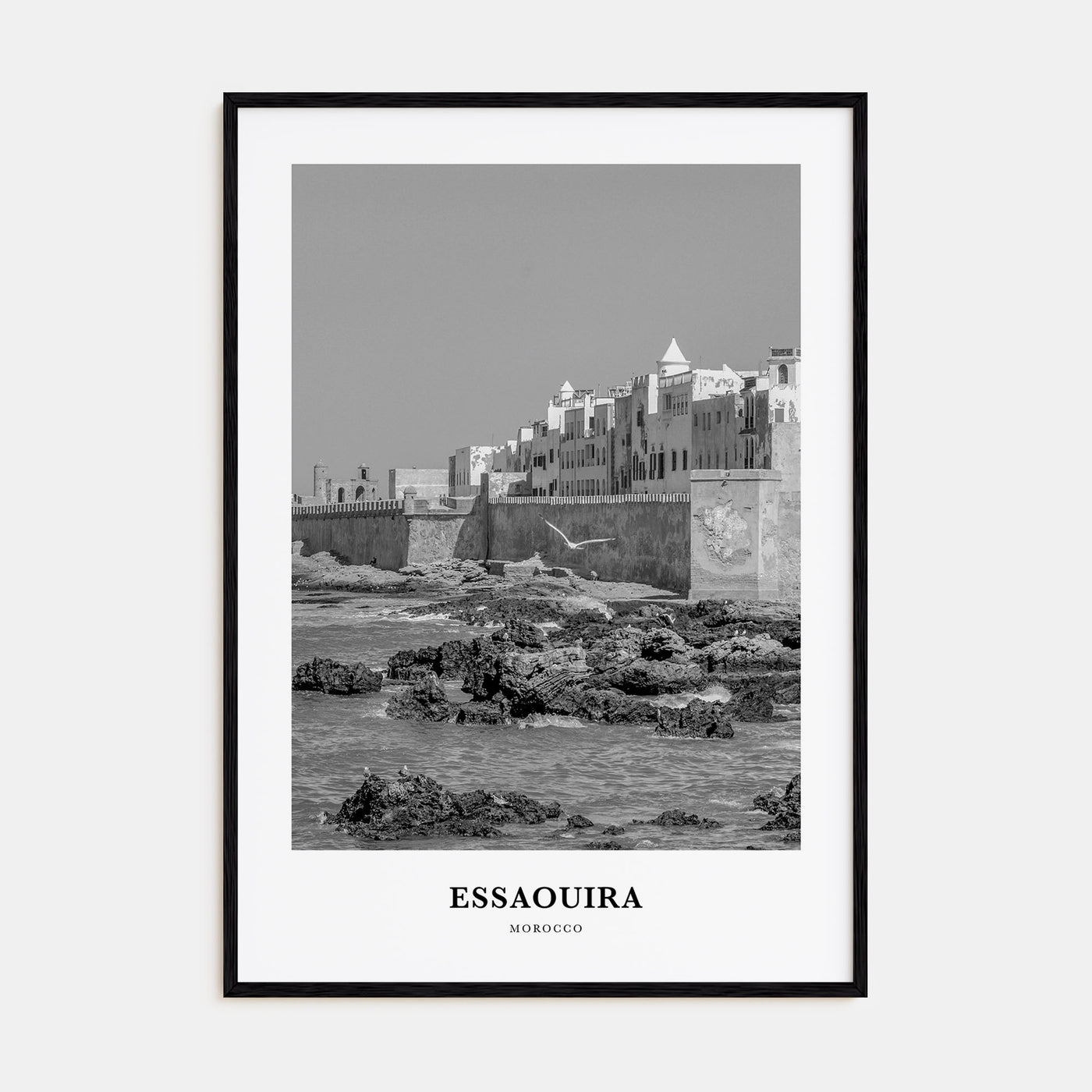 Essaouira Portrait B&W Poster