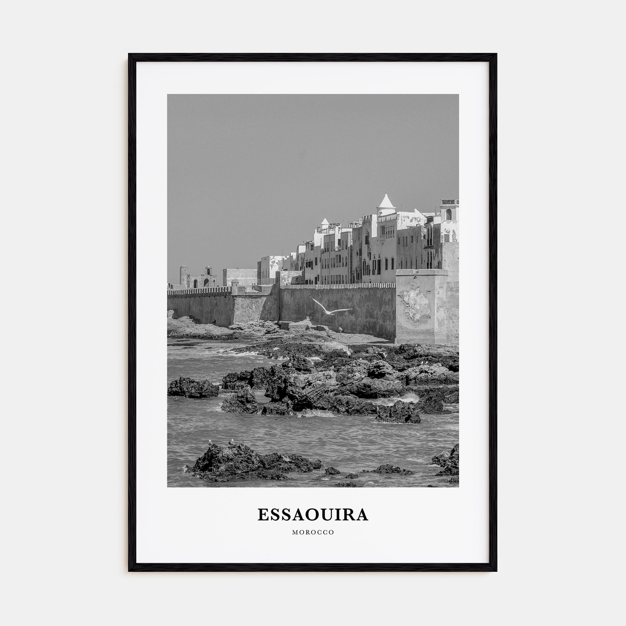 Essaouira Portrait B&W Poster