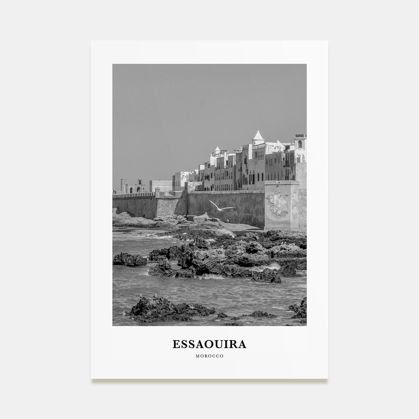 Essaouira Portrait B&W Poster