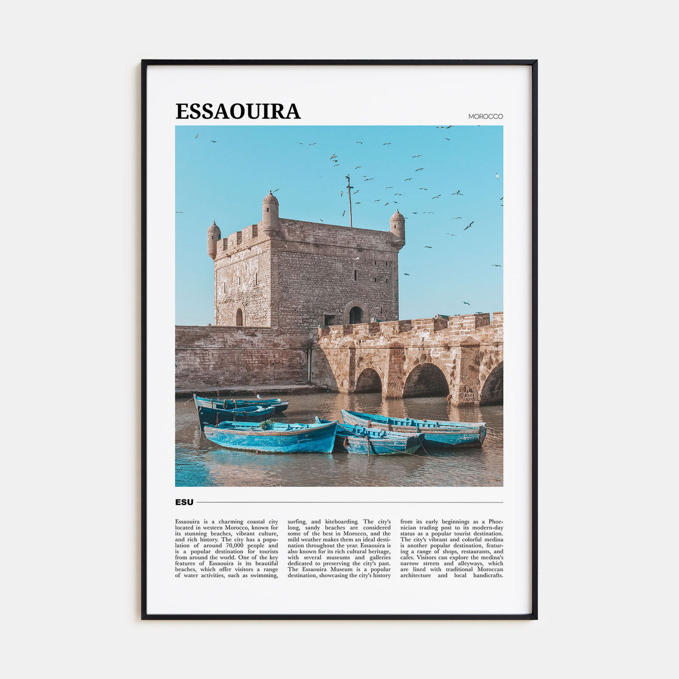 Essaouira Travel Color No 1 Poster