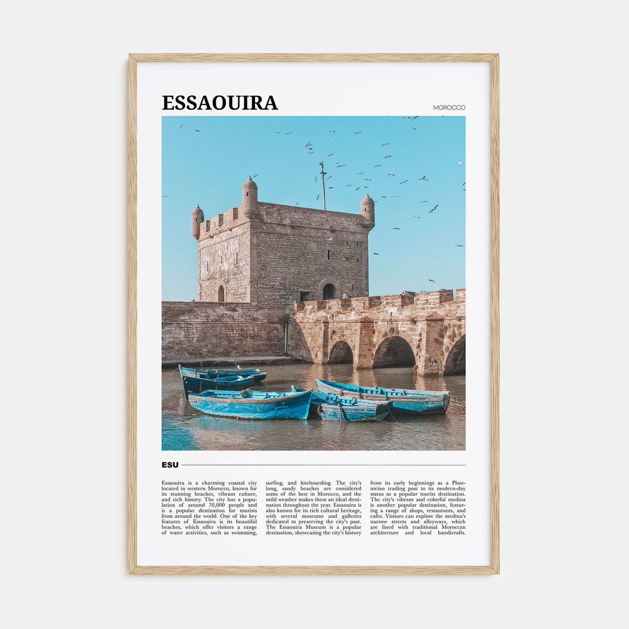 Essaouira Travel Color No 1 Poster