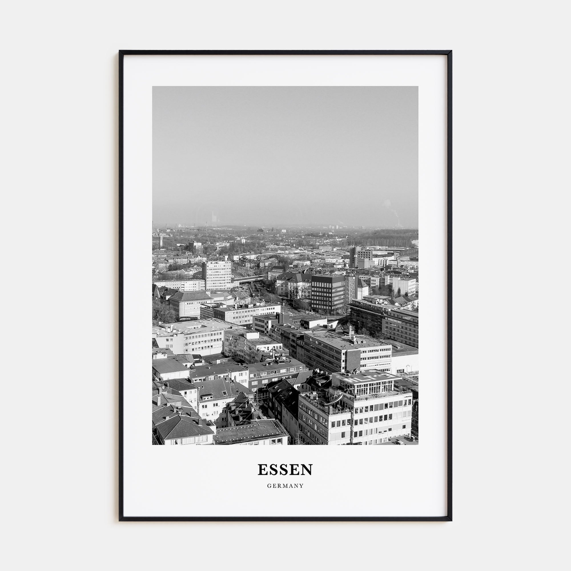 Essen Portrait B&W Poster