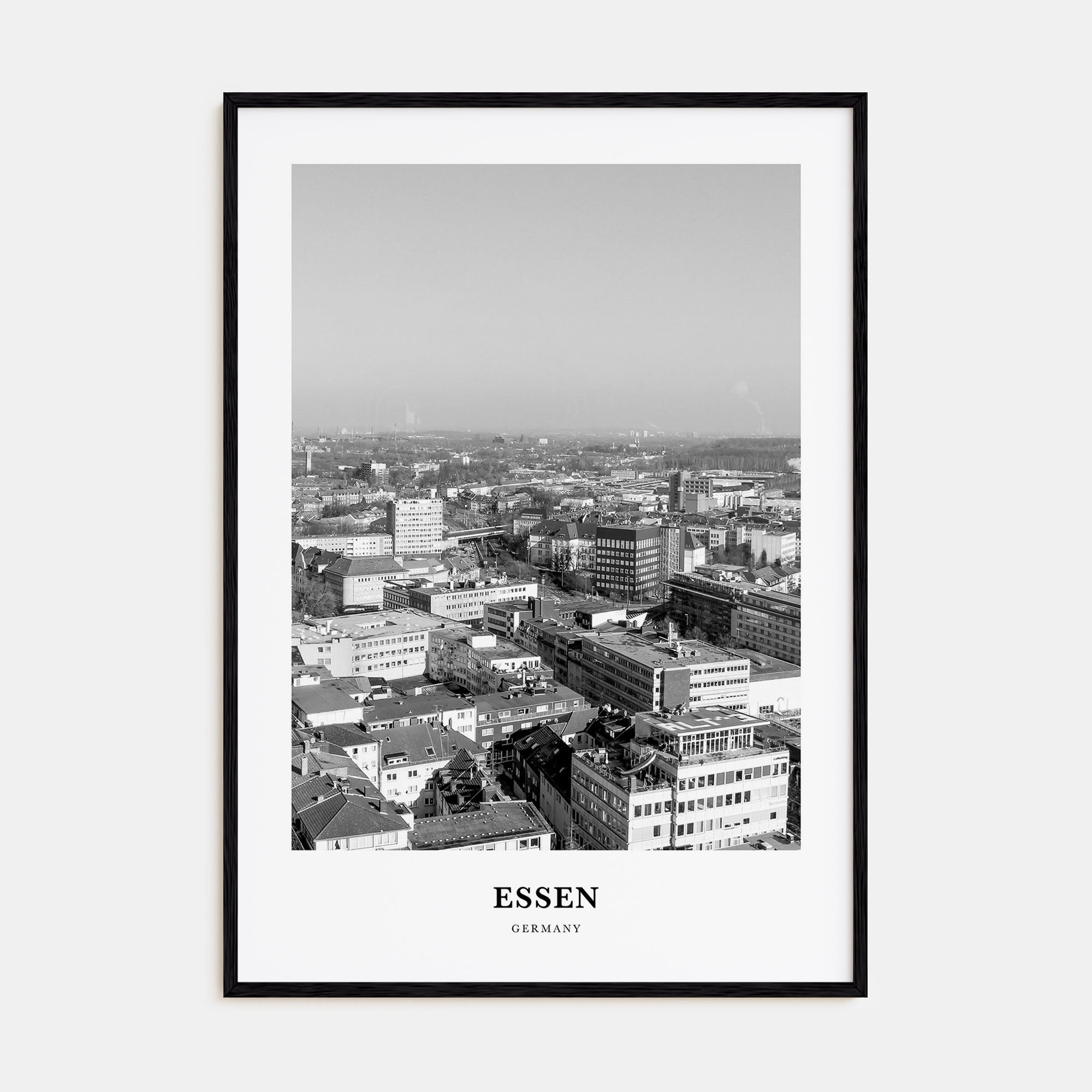 Essen Portrait B&W Poster