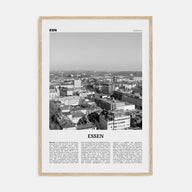 Essen Travel B&W Poster