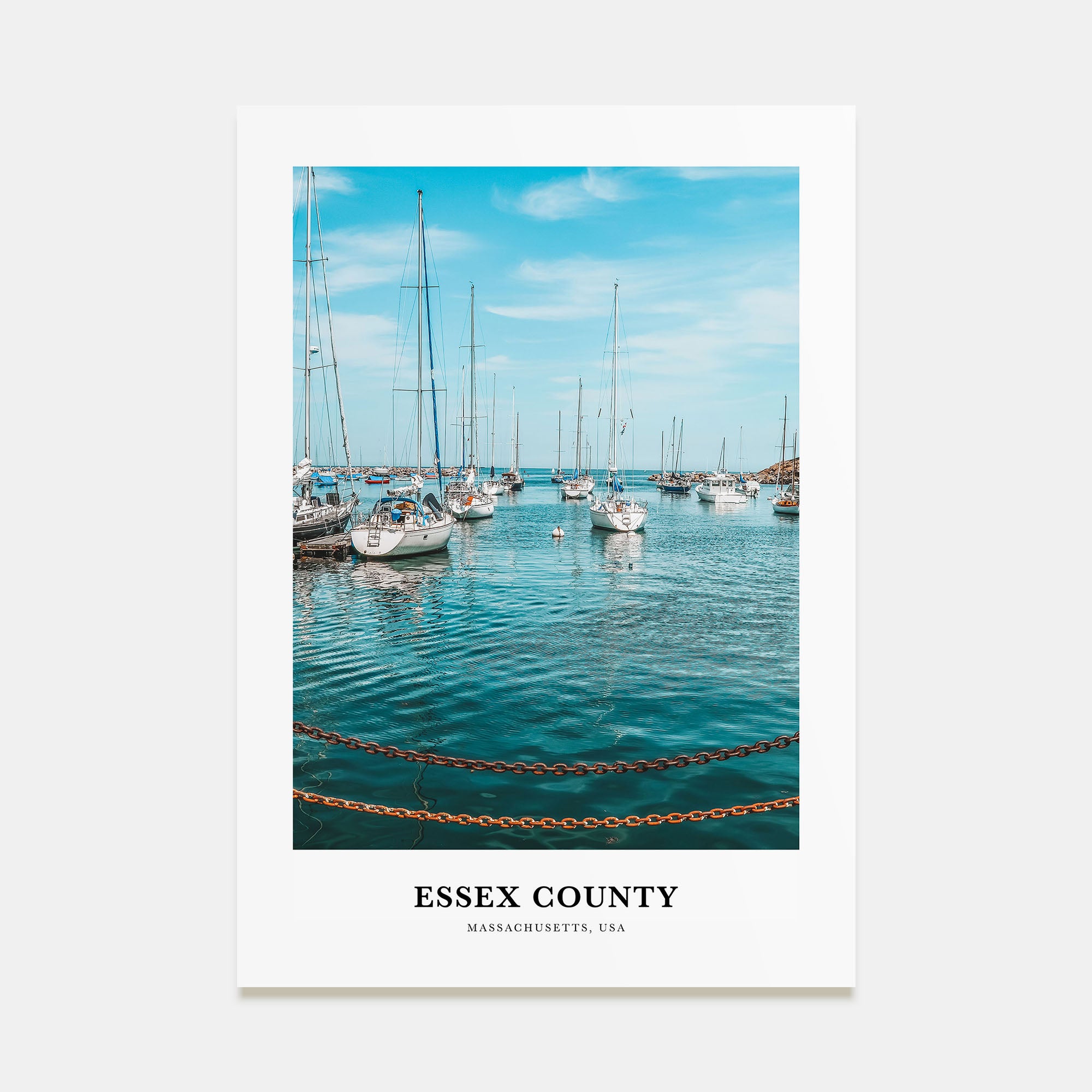 Essex County Portrait Color Poster