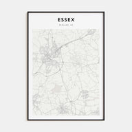 Essex Map Portrait Poster