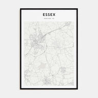 Essex Map Portrait Poster