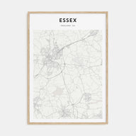 Essex Map Portrait Poster