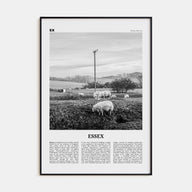 Essex Travel B&W Poster