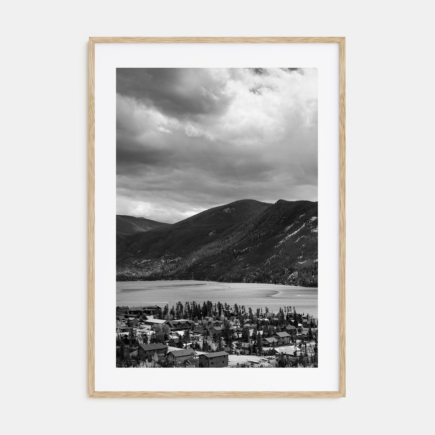 Estes Park Photo B&W Poster