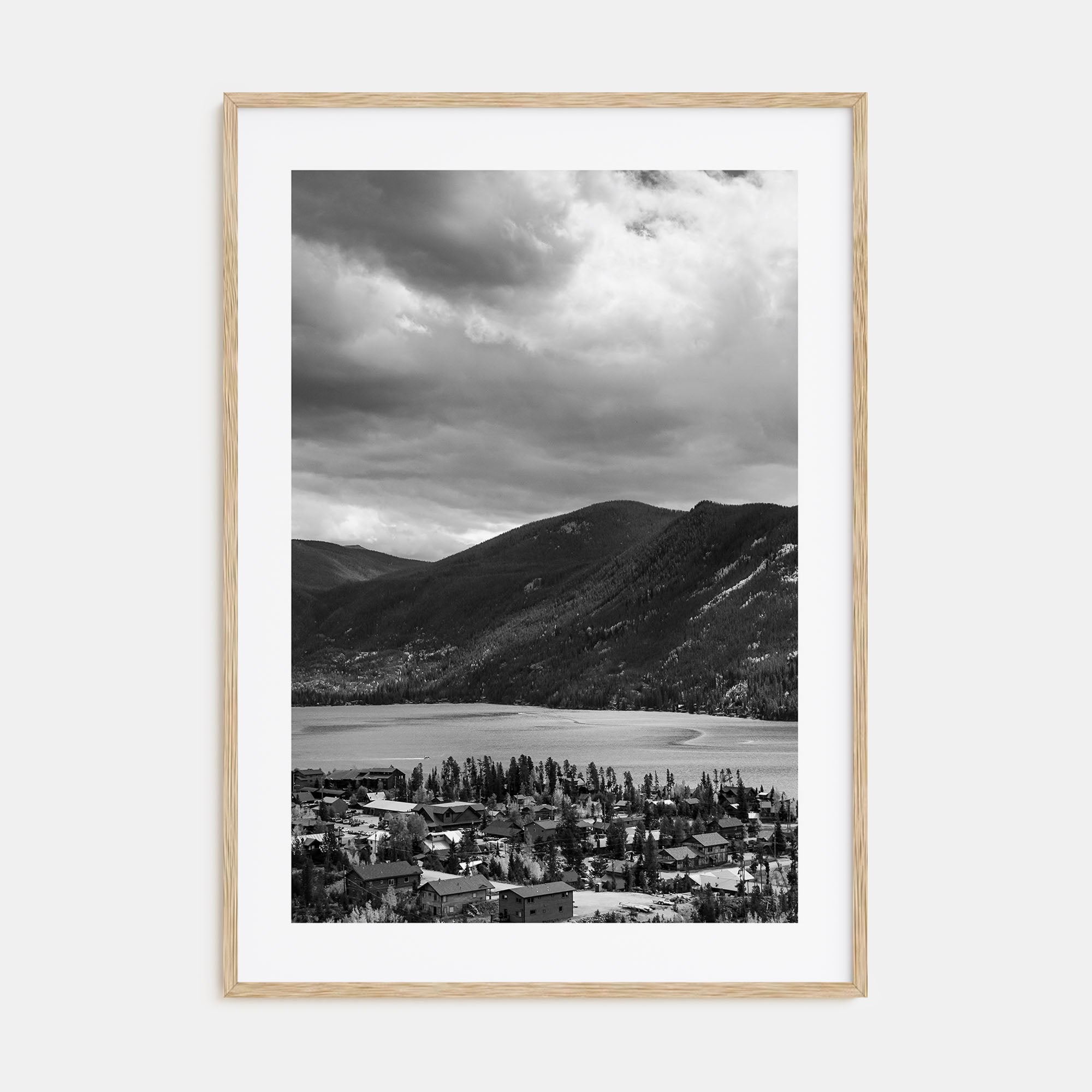 Estes Park Photo B&W Poster