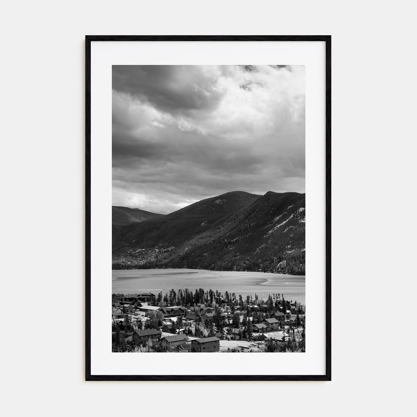 Estes Park Photo B&W Poster