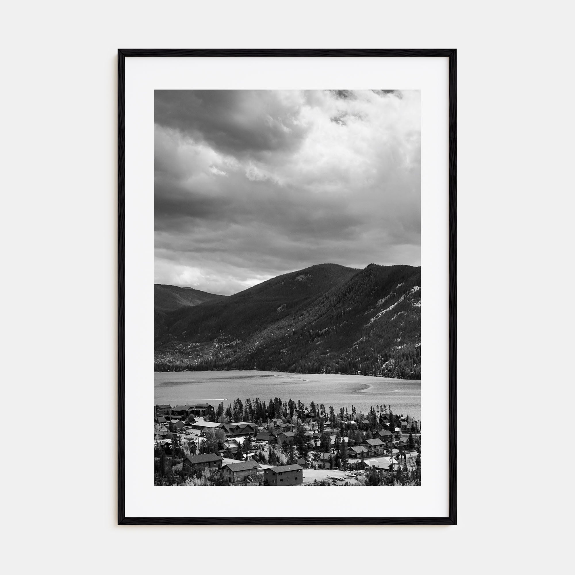 Estes Park Photo B&W Poster