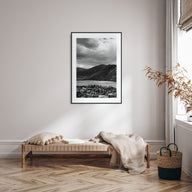 Estes Park Photo B&W Poster