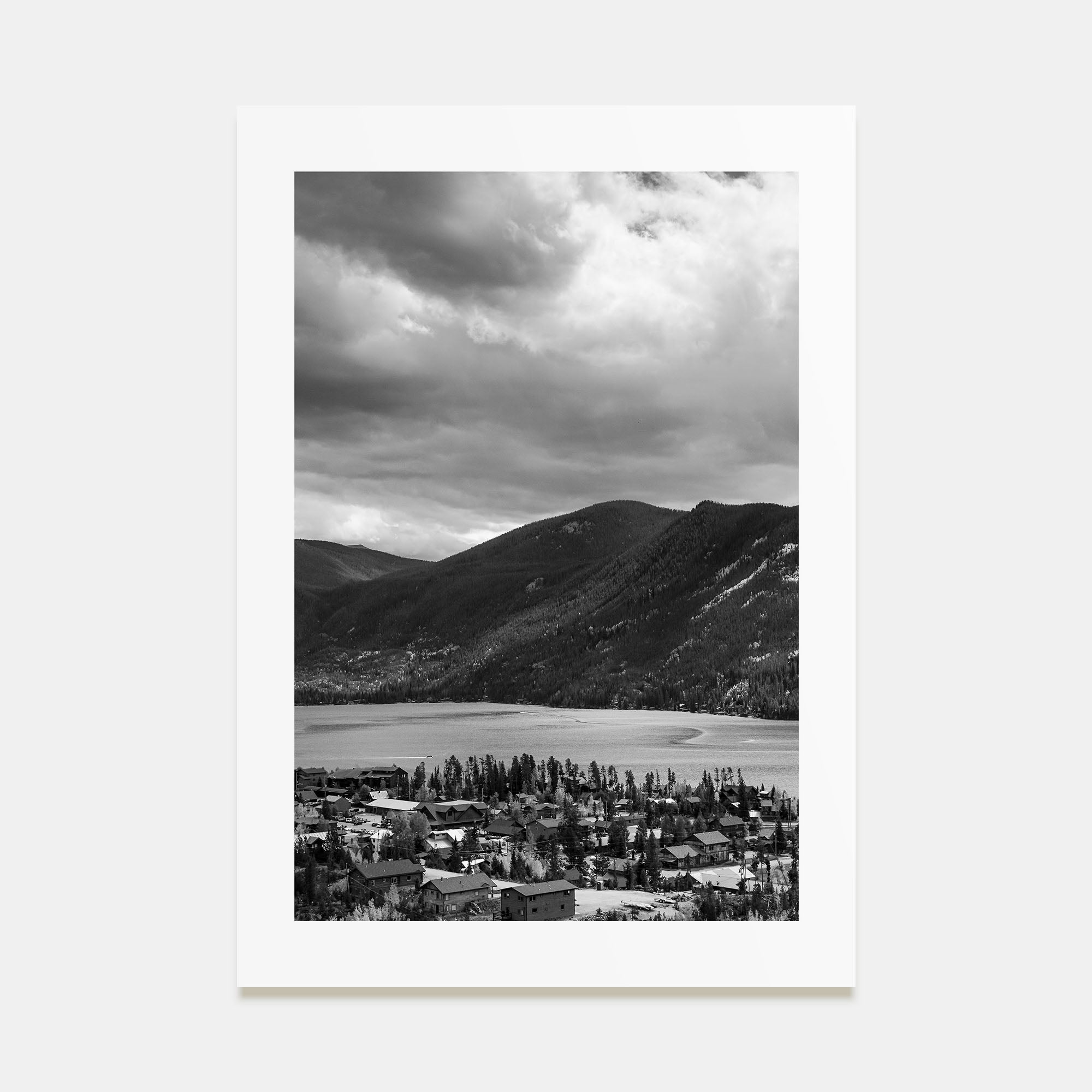 Estes Park Photo B&W Poster