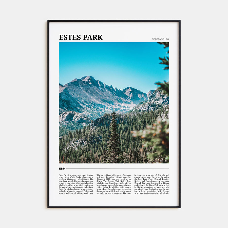 Estes Park Travel Color Poster