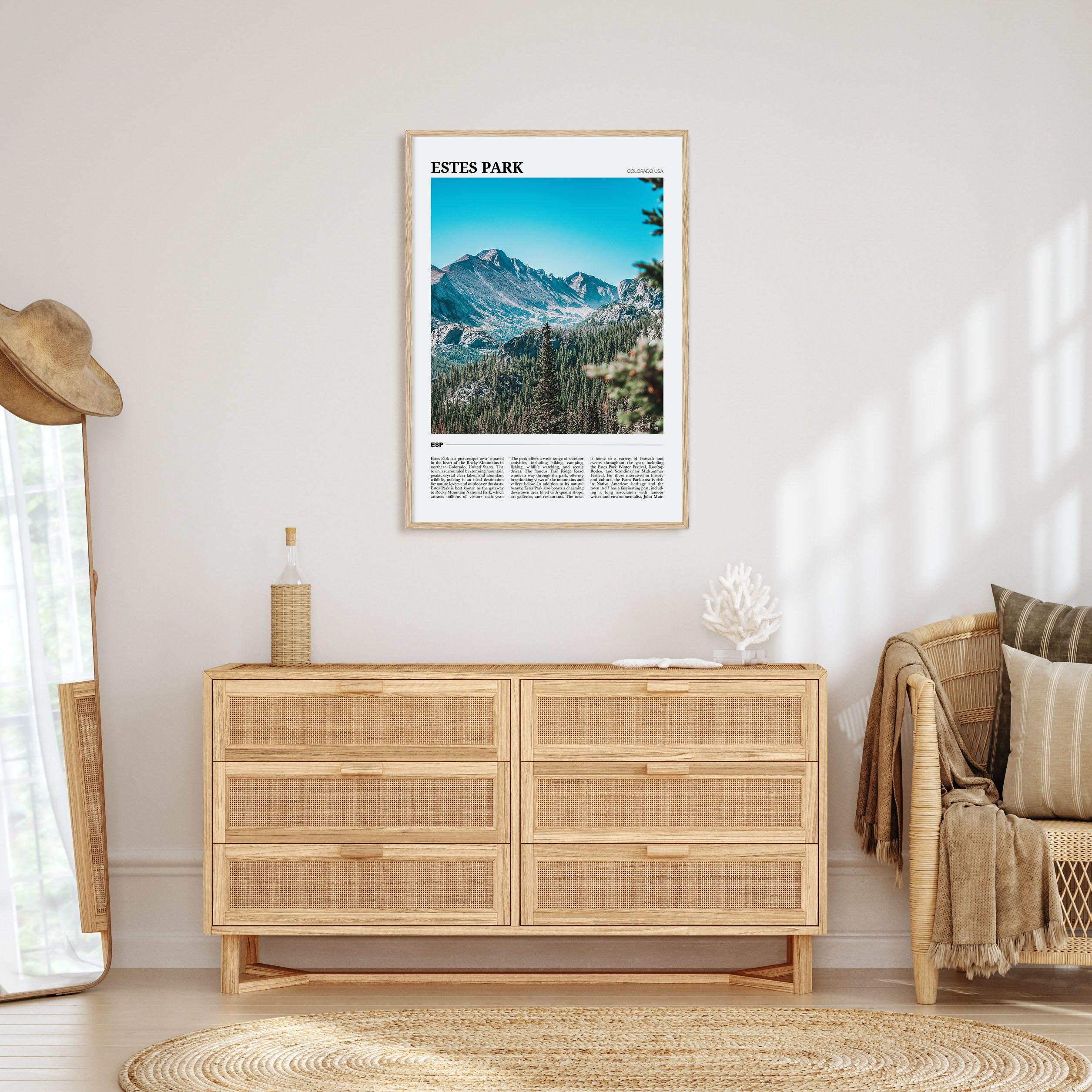 Estes Park Travel Color Poster