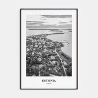 Estonia Portrait B&W Poster