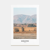 Eswatini Portrait Color Poster