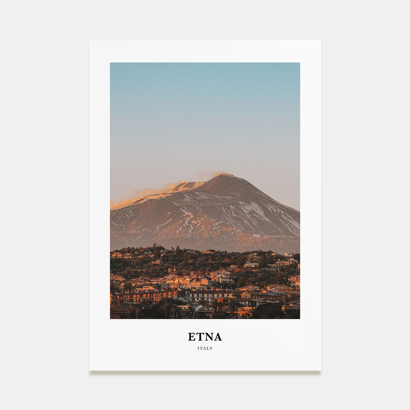 Etna Portrait Color Poster