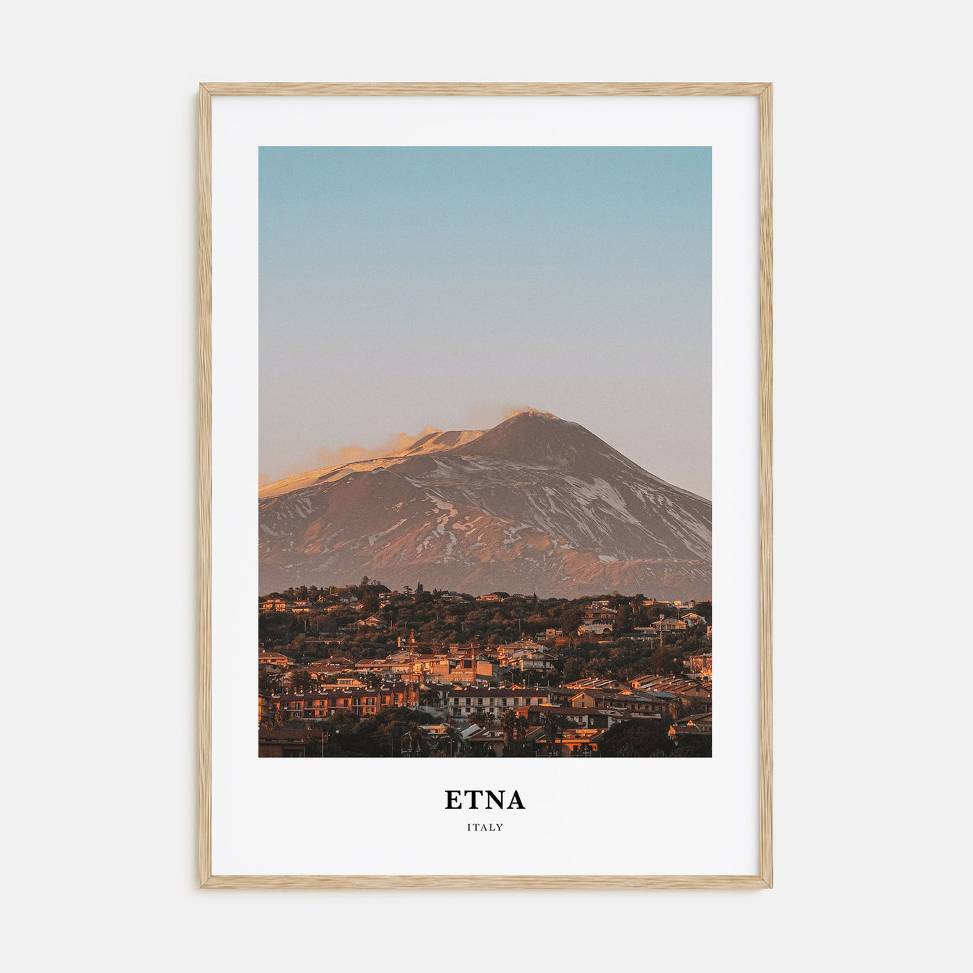 Etna Portrait Color Poster