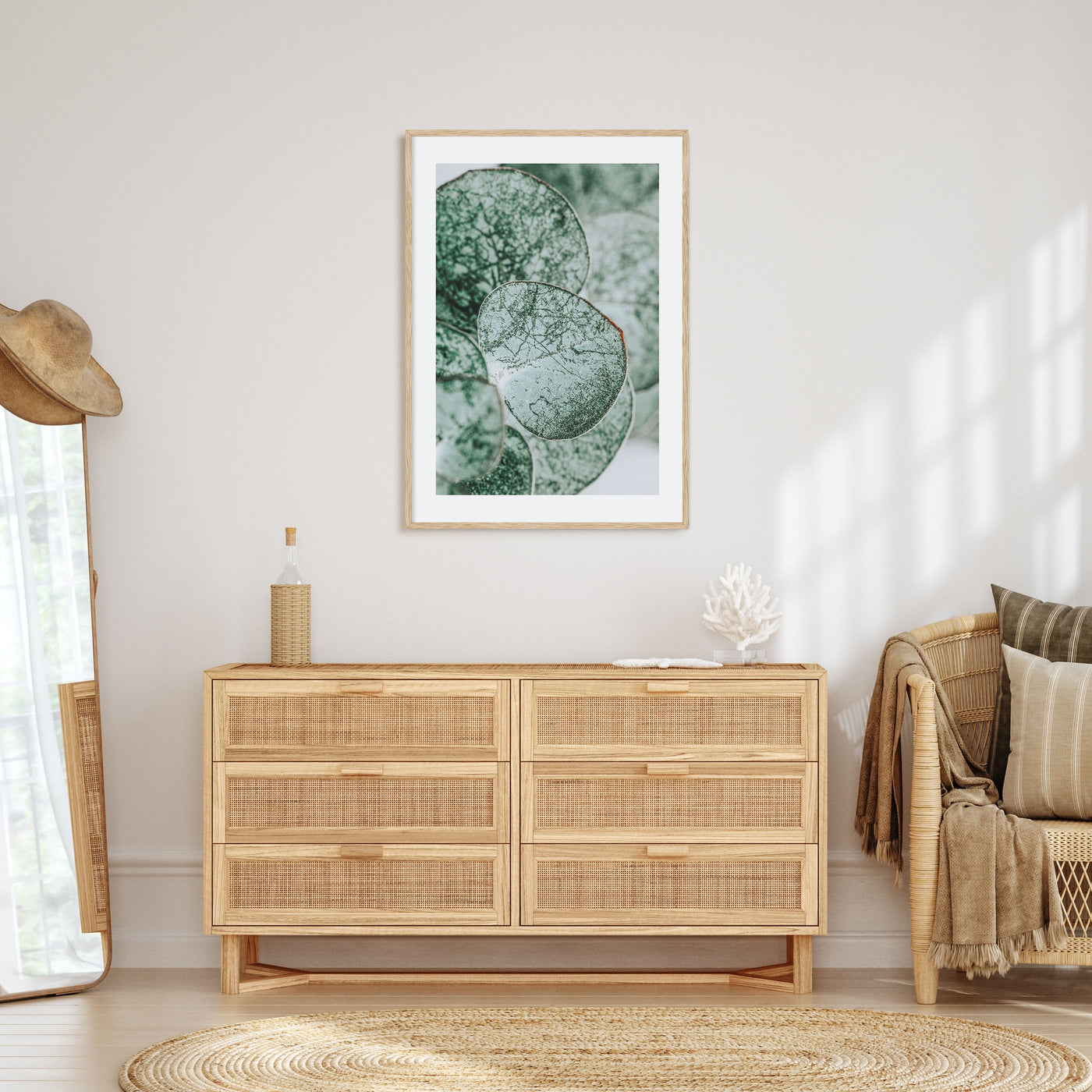 Eucalyptus Leaves Photo Color Poster