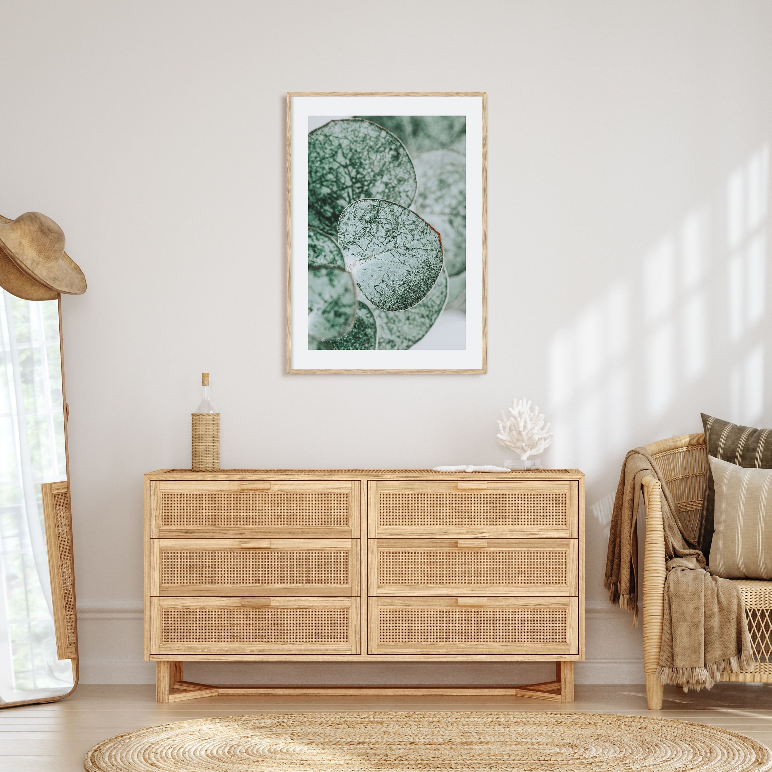 Eucalyptus Leaves Photo Color Poster