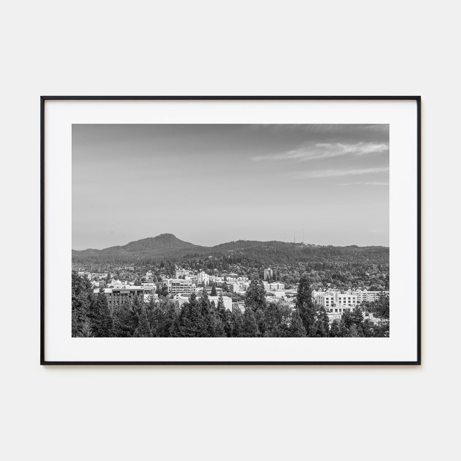 Eugene Landscape B&W Poster