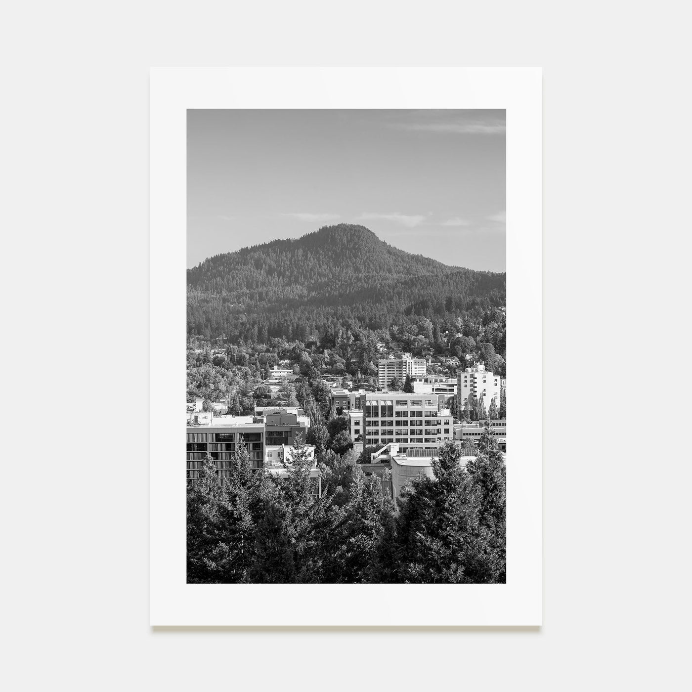 Eugene Photo B&W Poster