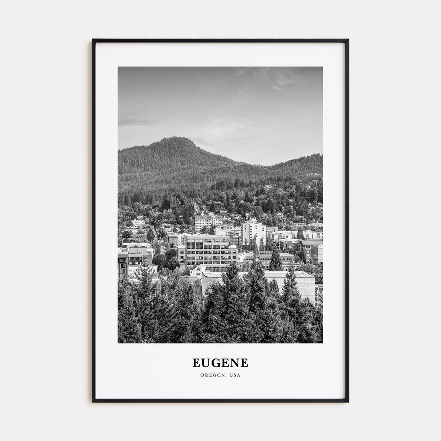 Eugene Portrait B&W Poster