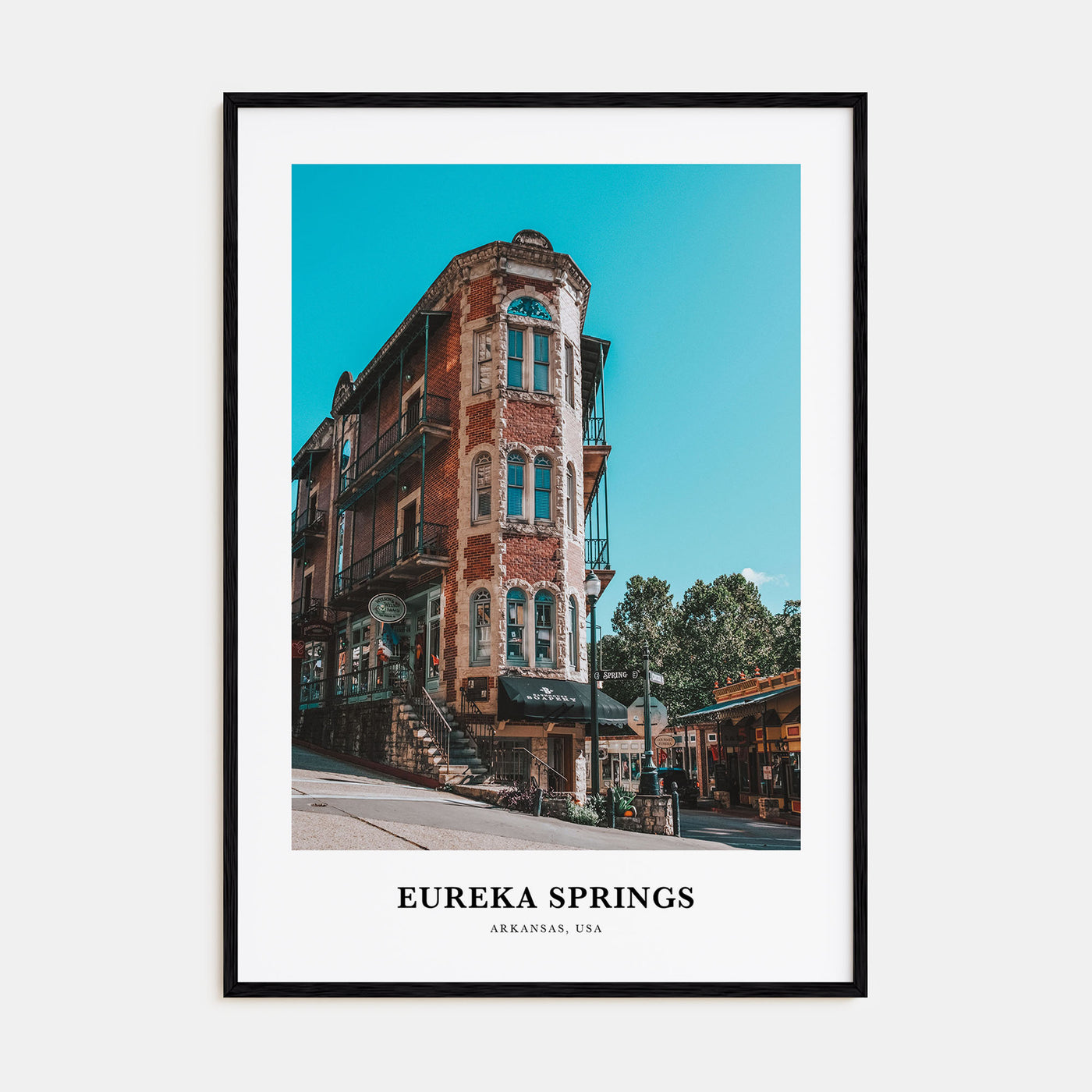 Eureka Springs Portrait Color Poster