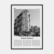 Eureka Springs Travel B&W Poster