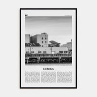 Eureka Travel B&W Poster