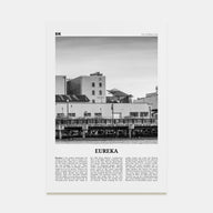 Eureka Travel B&W Poster