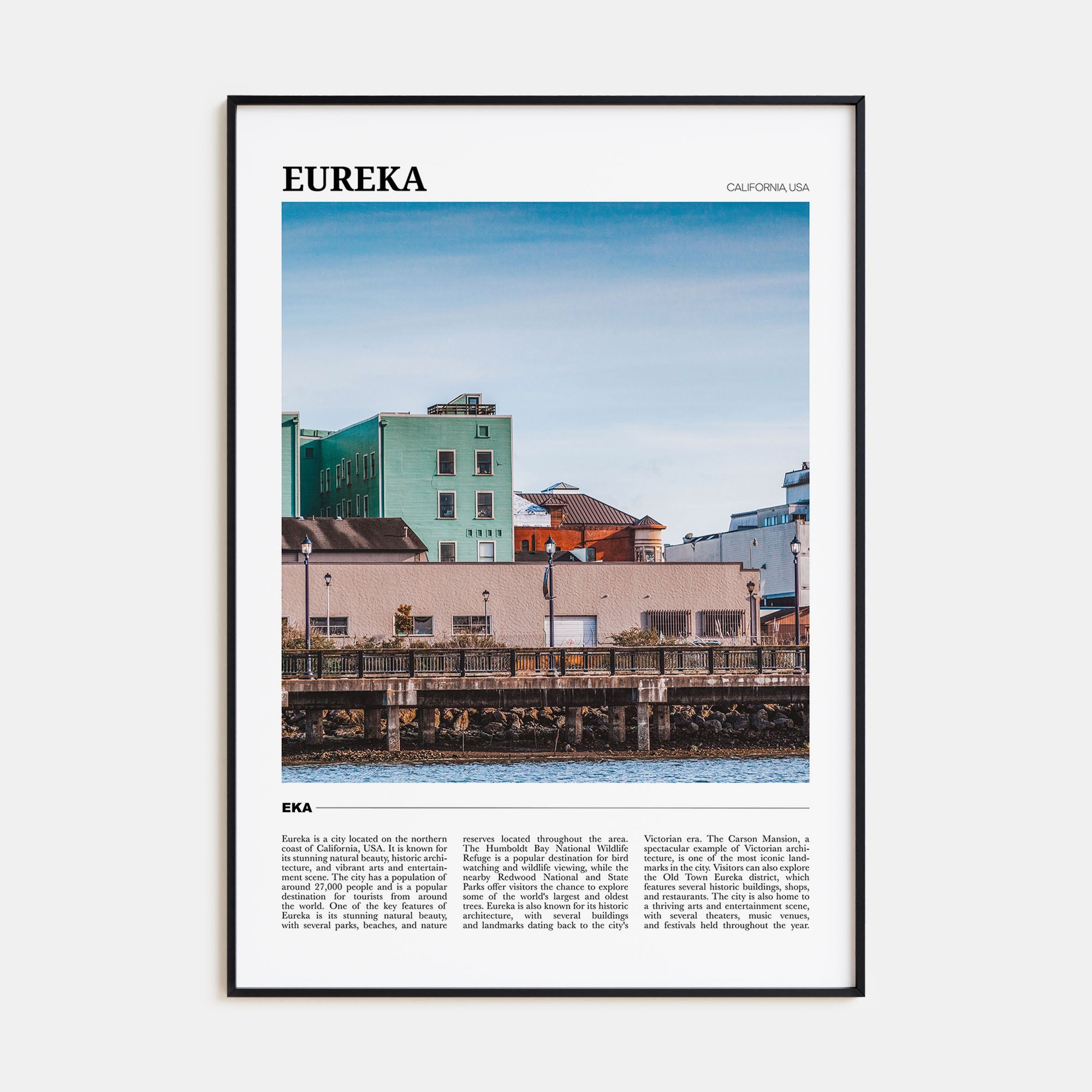 Eureka Travel Color Poster