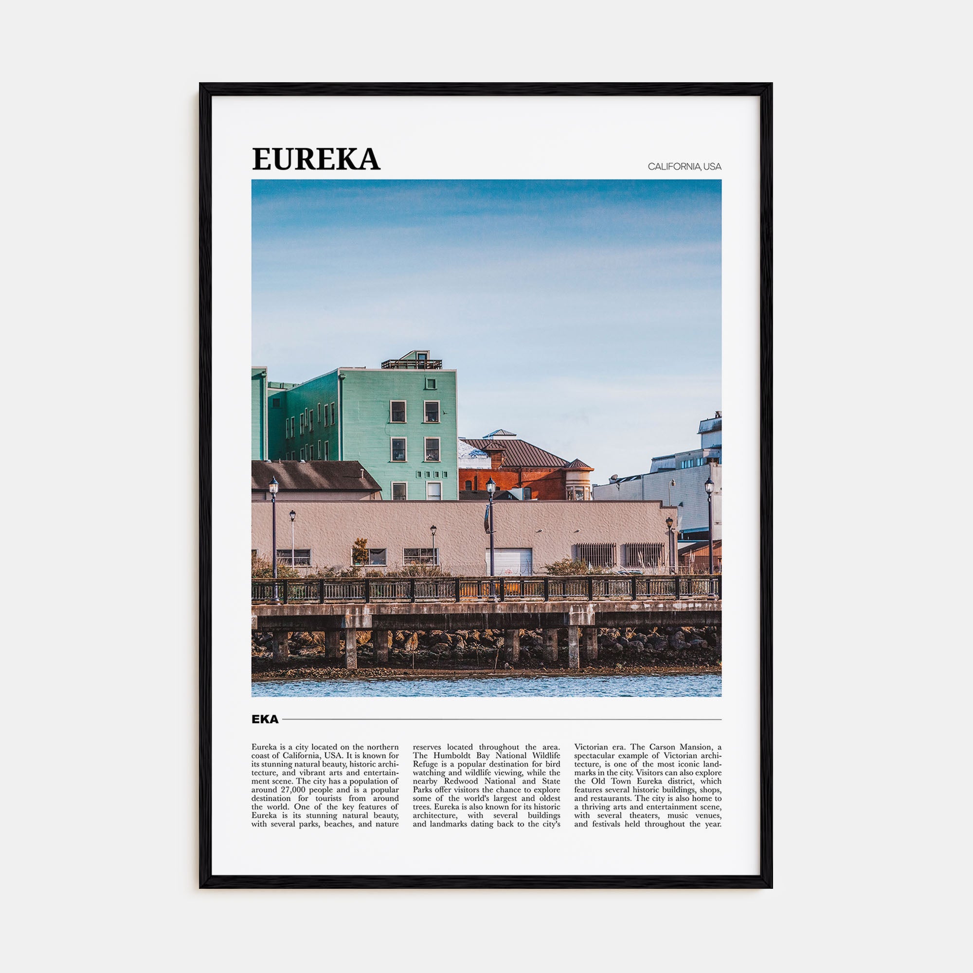 Eureka Travel Color Poster
