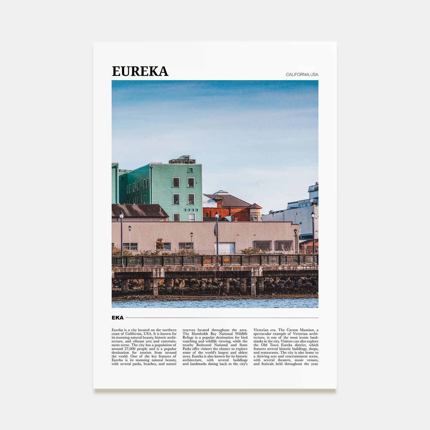 Eureka Travel Color Poster