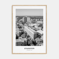 Evanston Portrait B&W Poster