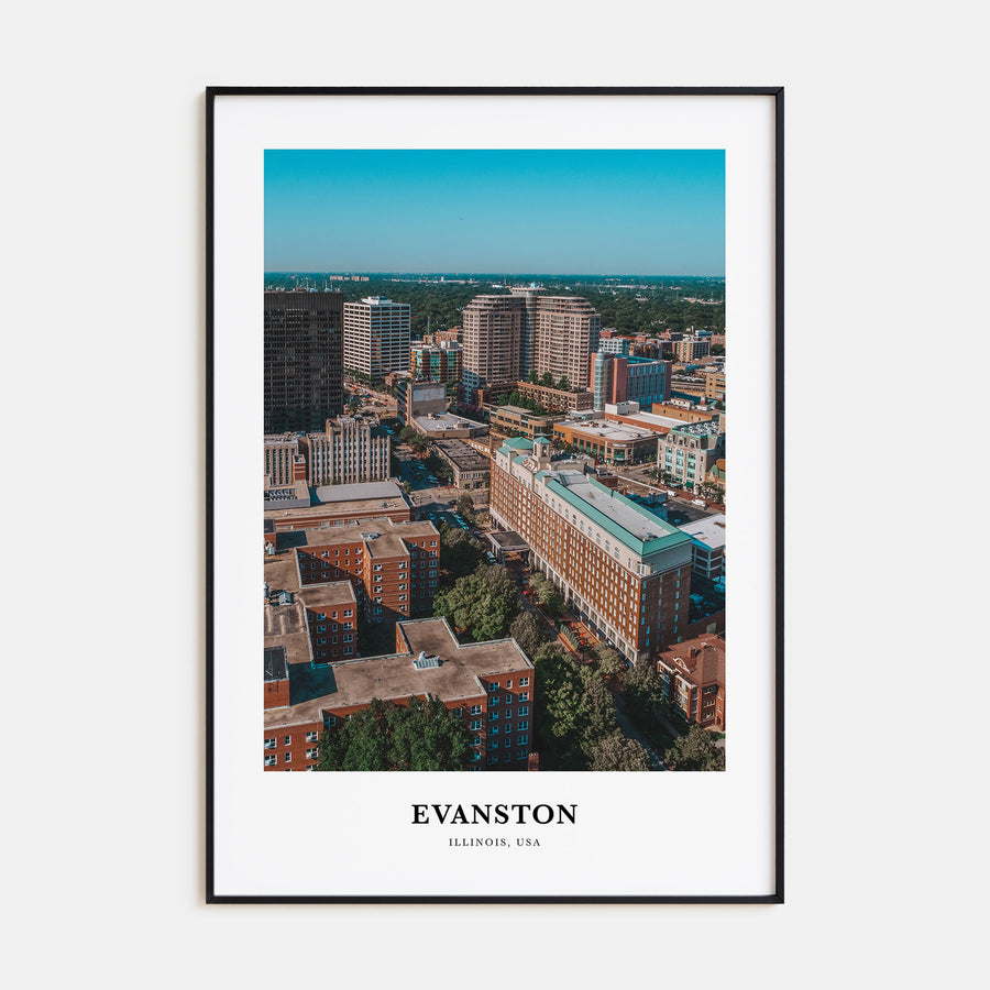 Evanston Portrait Color Poster