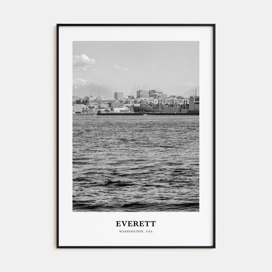 Everett Portrait B&W Poster